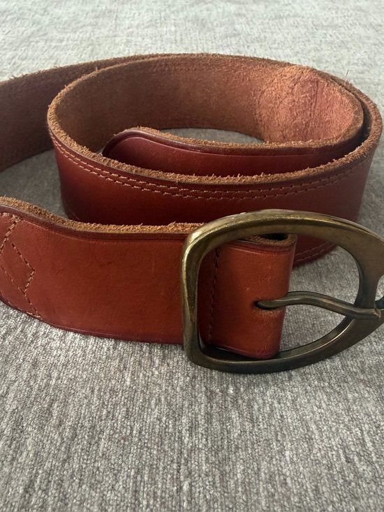 Ralph Lauren Accessories - Lauren Ralph Lauren Women's Wide Saddle Leather Equestrian Brown Belt